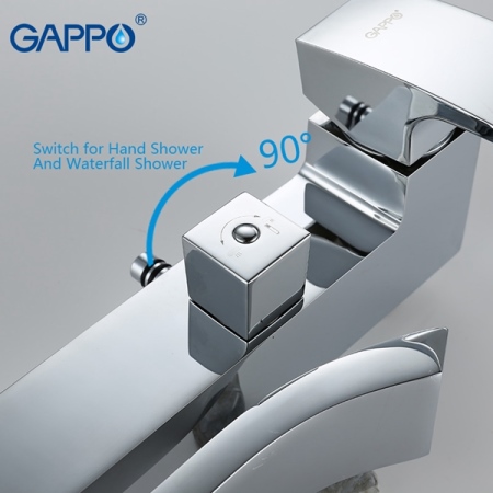 Душевая система Gappo хром G2407 с изливом